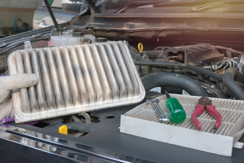 vedlikehold skifte motorfilter