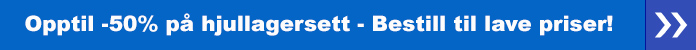 Opptil -50% på hjullagersett - bestill til lave priser