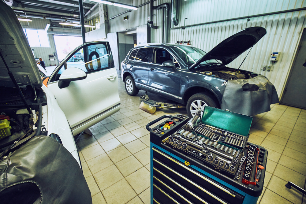 La bilen være forberedt på verkstedet