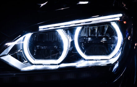 LED hovedlys Angel Eyes