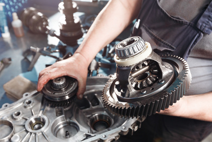 Motor og girkasse