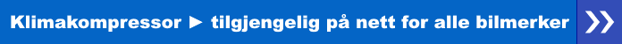 Klimakompressor - tilgjengelig på nett for alle bilmerker