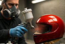 Slik maler og lakkerer du motorsykkelhjelmen din