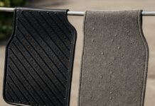 Slik vasker du bilmatter (gummi og tekstil) – steg for steg